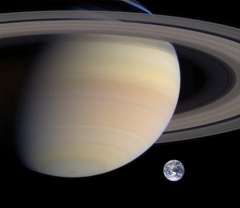 Planet Saturn Centerpiece